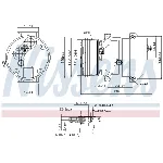 Kompresor, klima-uređaj NISSENS NIS 890050 IC-E1B69F