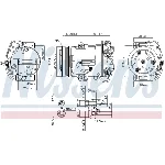 Kompresor, klima-uređaj NISSENS NIS 890058 IC-E4AA6F