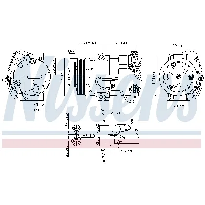 Kompresor, klima-uređaj NISSENS NIS 890058 IC-E4AA6F
