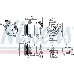 Kompresor, klima-uređaj NISSENS NIS 890064 IC-E17CA4