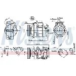 Kompresor, klima-uređaj NISSENS NIS 890069 IC-D8E6FB
