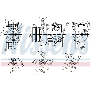 Kompresor, klima-uređaj NISSENS NIS 890077 IC-E0B7B4