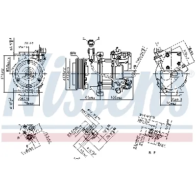 Kompresor, klima-uređaj NISSENS NIS 890077 IC-E0B7B4