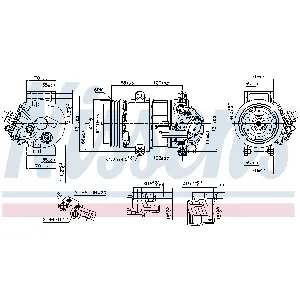 Kompresor, klima-uređaj NISSENS NIS 890078 IC-DED9B3