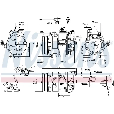 Kompresor, klima-uređaj NISSENS NIS 890117 IC-D856BD