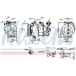 Kompresor, klima-uređaj NISSENS NIS 890126 IC-DED9B6