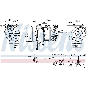 Kompresor, klima-uređaj NISSENS NIS 890126 IC-DED9B6