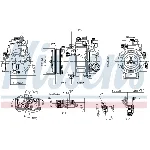 Kompresor, klima-uređaj NISSENS NIS 890133 IC-G0R6GQ