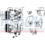 Kompresor, klima-uređaj NISSENS NIS 890156 IC-G0QQ2I