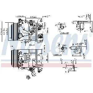 Kompresor, klima-uređaj NISSENS NIS 890156 IC-G0QQ2I