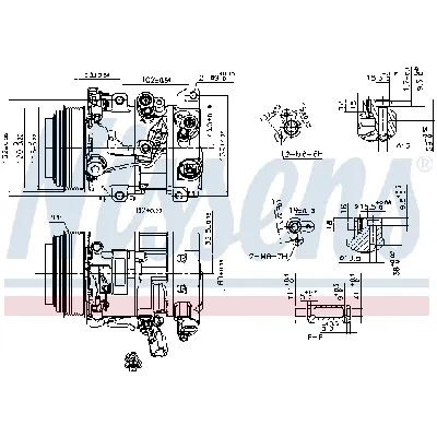 Kompresor, klima-uređaj NISSENS NIS 890156 IC-G0QQ2I