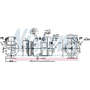 Kompresor, klima-uređaj NISSENS NIS 890175 IC-D851BB