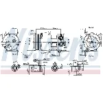Kompresor, klima-uređaj NISSENS NIS 890179 IC-E5BC65