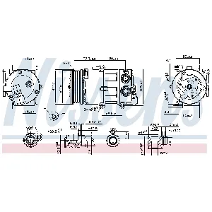 Kompresor, klima-uređaj NISSENS NIS 890179 IC-E5BC65