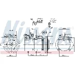 Kompresor, klima-uređaj NISSENS NIS 890182 IC-DED9BB