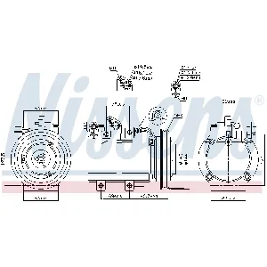 Kompresor, klima-uređaj NISSENS NIS 890182 IC-DED9BB