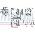 Kompresor, klima-uređaj NISSENS NIS 890187 IC-D99829