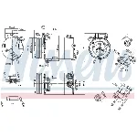 Kompresor, klima-uređaj NISSENS NIS 890213 IC-E5BC66