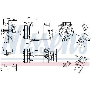 Kompresor, klima-uređaj NISSENS NIS 890213 IC-E5BC66