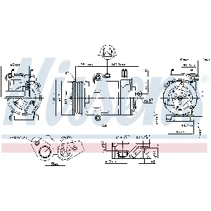 Kompresor, klima-uređaj NISSENS NIS 890217 IC-G0LIRM