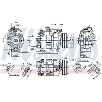 Kompresor, klima-uređaj NISSENS NIS 890218 IC-DF1BD5