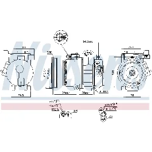 Kompresor, klima-uređaj NISSENS NIS 890232 IC-DED9BE