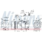 Kompresor, klima-uređaj NISSENS NIS 890241 IC-E39B51
