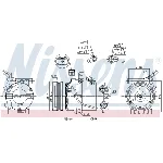 Kompresor, klima-uređaj NISSENS NIS 890243 IC-DED9C7