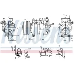 Kompresor, klima-uređaj NISSENS NIS 890246 IC-G0LIRN