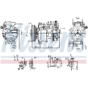 Kompresor, klima-uređaj NISSENS NIS 890246 IC-G0LIRN