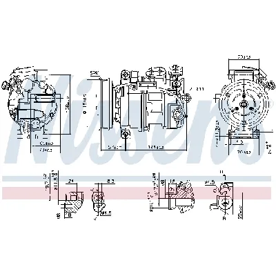Kompresor, klima-uređaj NISSENS NIS 890246 IC-G0LIRN