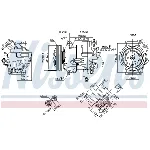 Kompresor, klima-uređaj NISSENS NIS 890264 IC-E5BC68