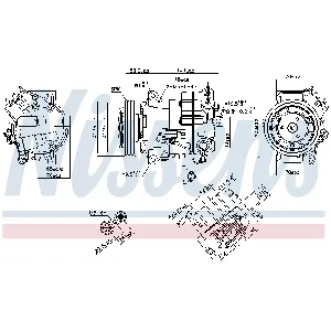 Kompresor, klima-uređaj NISSENS NIS 890264 IC-E5BC68