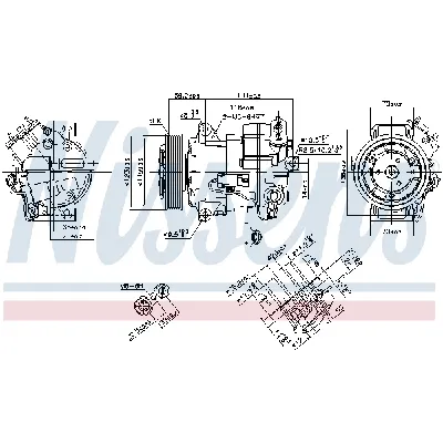 Kompresor, klima-uređaj NISSENS NIS 890264 IC-E5BC68