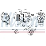 Kompresor, klima-uređaj NISSENS NIS 890267 IC-E5BC69