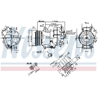 Kompresor, klima-uređaj NISSENS NIS 890267 IC-E5BC69