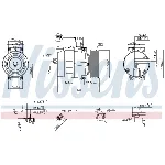 Kompresor, klima-uređaj NISSENS NIS 89030 IC-C49B9B