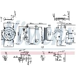 Kompresor, klima-uređaj NISSENS NIS 890321 IC-G07R87