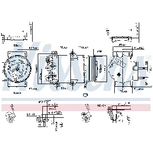 Kompresor, klima-uređaj NISSENS NIS 890321 IC-G07R87