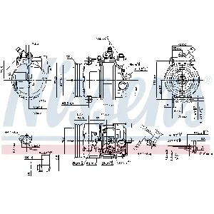Kompresor, klima-uređaj NISSENS NIS 890322 IC-DED9C9