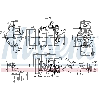 Kompresor, klima-uređaj NISSENS NIS 890322 IC-DED9C9