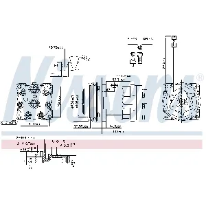 Kompresor, klima-uređaj NISSENS NIS 890336 IC-F7B960