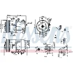 Kompresor, klima-uređaj NISSENS NIS 890375 IC-E4AA71
