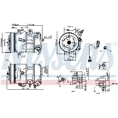 Kompresor, klima-uređaj NISSENS NIS 890375 IC-E4AA71