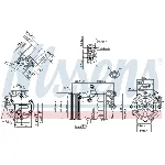 Kompresor, klima-uređaj NISSENS NIS 890388 IC-DF1BD4