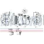 Kompresor, klima-uređaj NISSENS NIS 890394 IC-E447BB