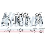 Kompresor, klima-uređaj NISSENS NIS 890397 IC-E32BC6