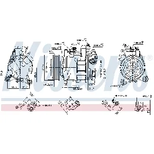 Kompresor, klima-uređaj NISSENS NIS 890397 IC-E32BC6