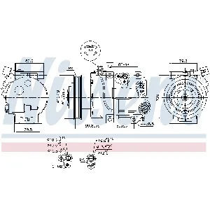 Kompresor, klima-uređaj NISSENS NIS 890423 IC-E51DC4