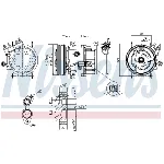 Kompresor, klima-uređaj NISSENS NIS 89053 IC-C540FB